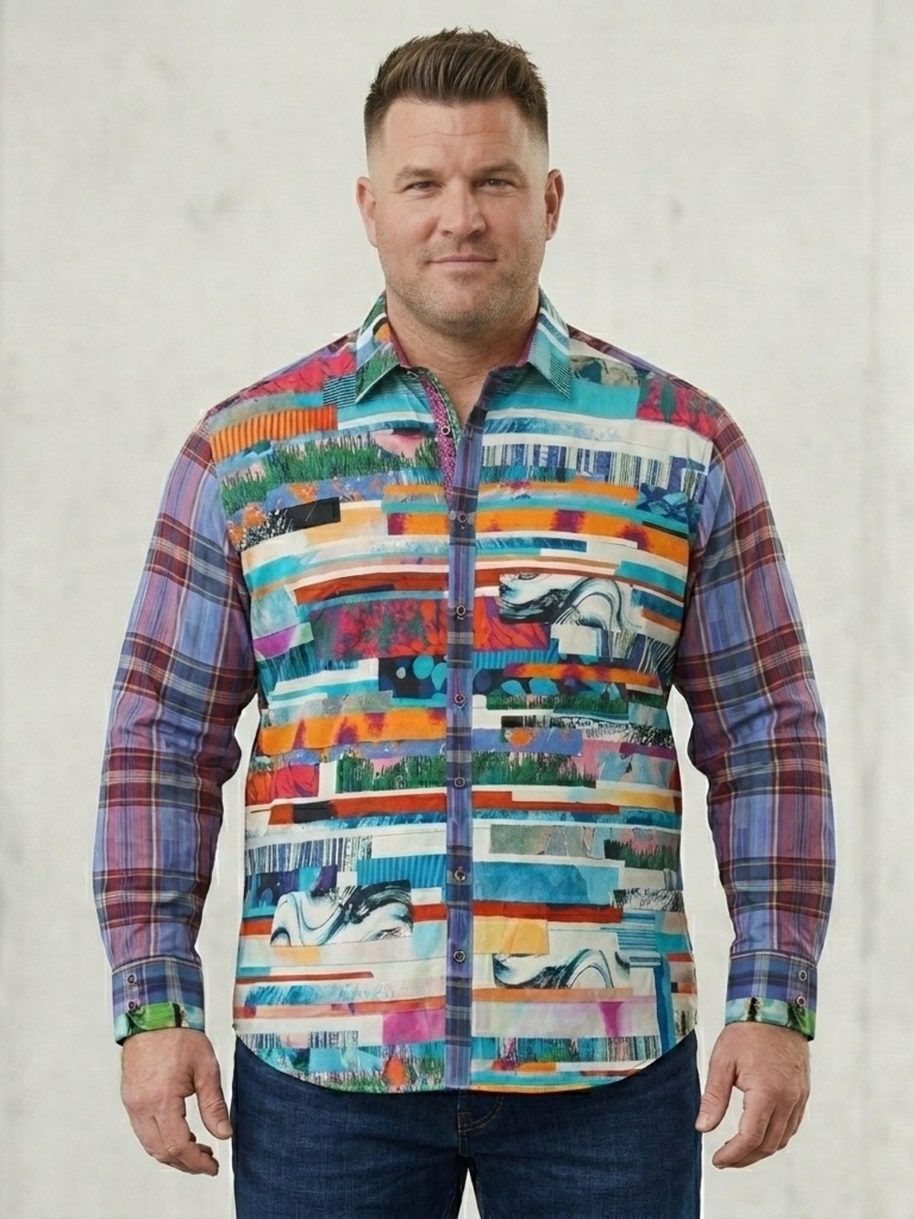 Robert Graham rare Limited Edition Shirt 3XL Classic Fit  Embroidery Paisley - Picture 2 of 16